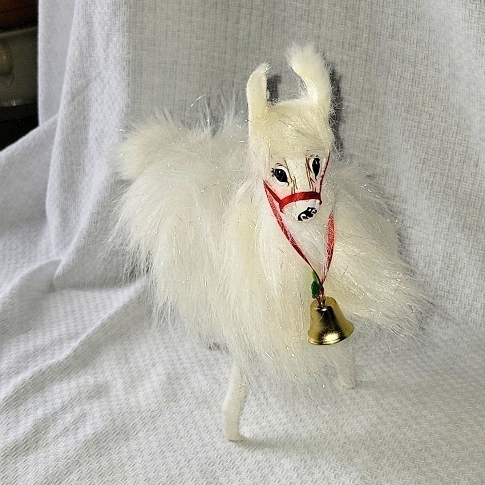 2008 Annalee 10" Christmas Nativity White Llama Mint Condition